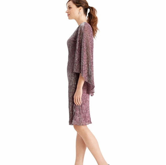 SL Fashions Flutter-Sleeve Dress - Picture 2 of 4